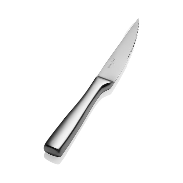 Bon Chef Manhattan, Gaucho Steak Knife, Hollow Handle, Mirror Finish, 13/0, 9.75" , set of 12 S3020 - main